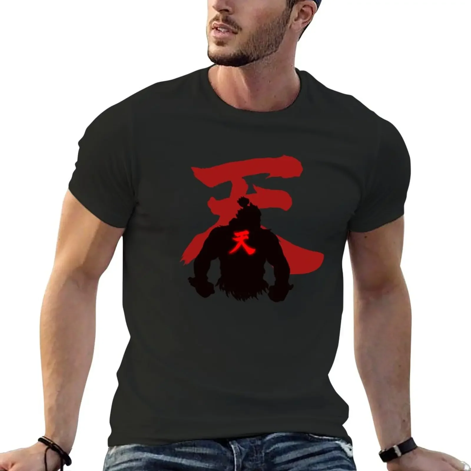 Akuma - Messatsu! T-Shirt anime t shirt man mens graphic big and tall Short Sleeve Outfits vintage mens designer clothes vintage