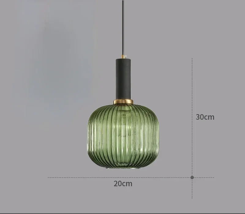 Europa Vintage Kleurrijke Glazen Luxe Hanglamp Verlichting voor Restaurant Eetkamer Slaapkamer Nachtkastje Thuis Plafond Hanglamp