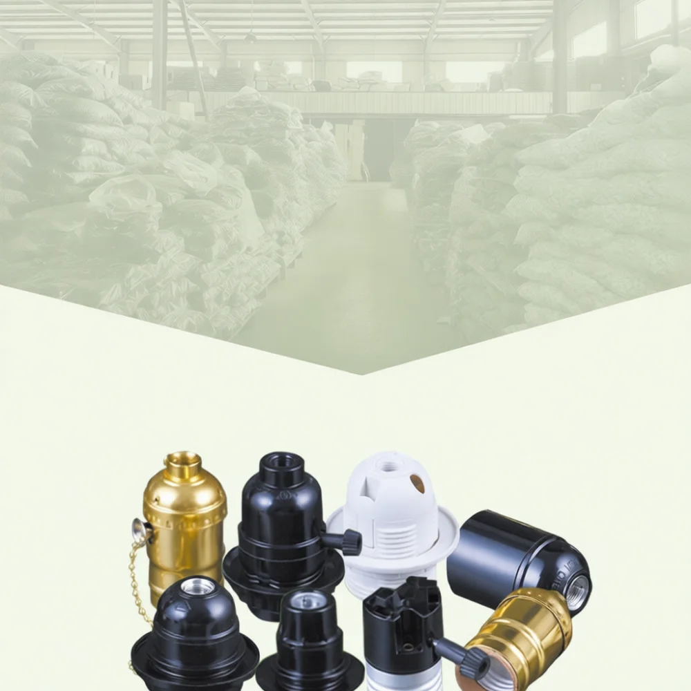 US Standard E26 Light Socket With Pull Chain Switch Base For DIY Table Floor Lamp Fixture Repairs Lighting Accessories