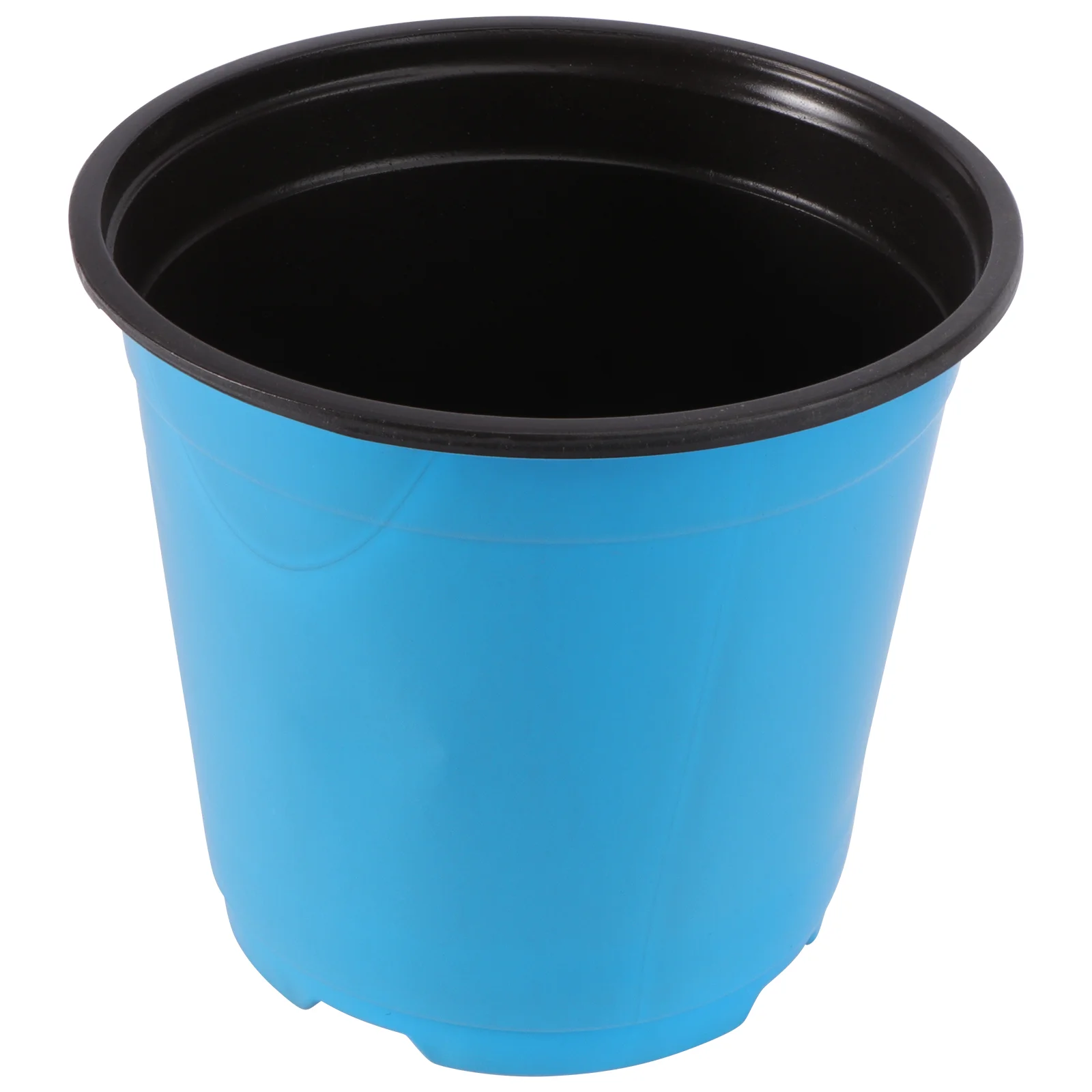 Net Perlite for Plants Thicken Bucket Pot Garden Flowerpot Ornament Blue Planters