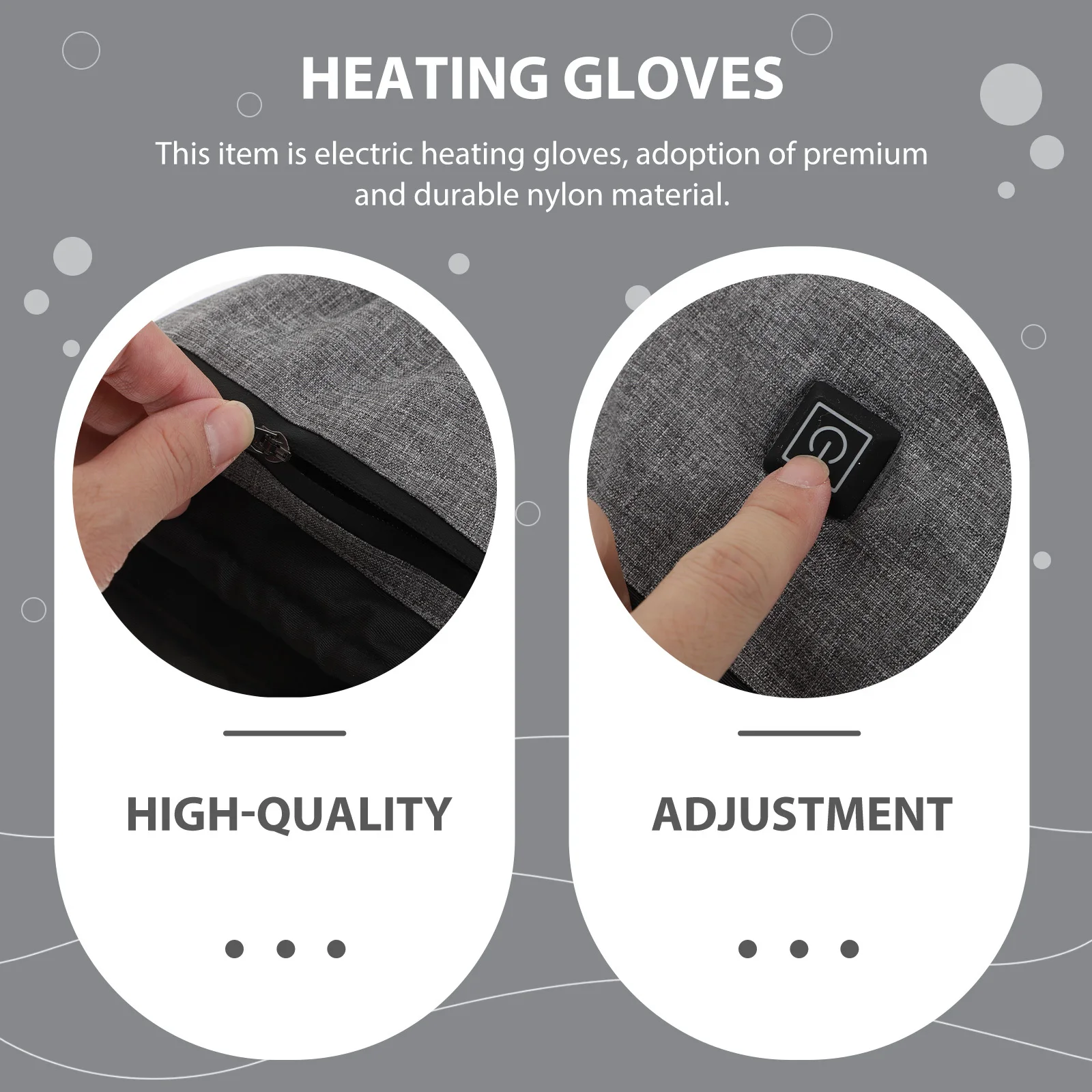 

Rechargeable Heated Gloves Heating Winter Electric for Women Nylon