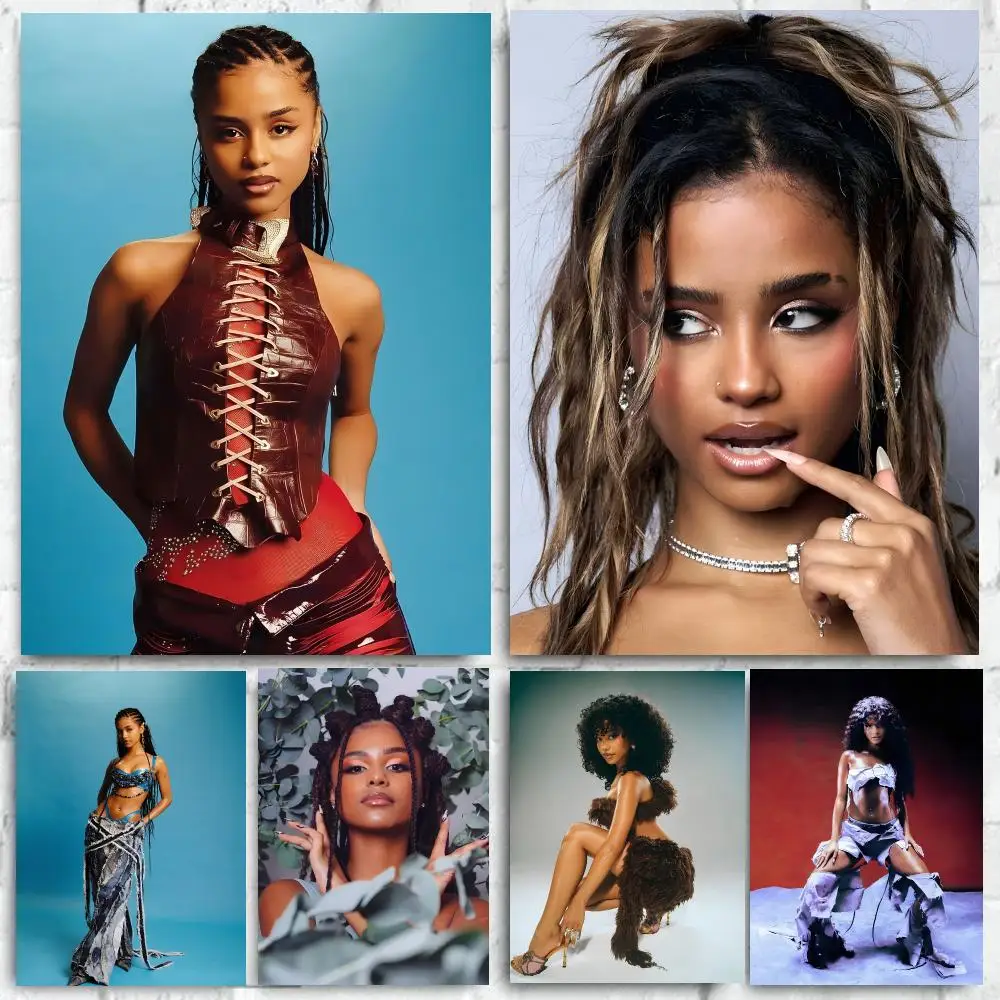 Singer Tyla Poster High-quality wall art posters, suitable for home offices, bedrooms, and living rooms.