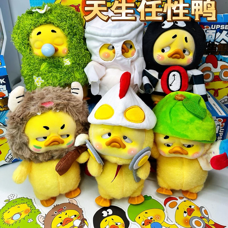 Boîte aveugle Upsetduck V3, canard bouleversé né en cette façon, boîte mystère en vinyle, figurine d'action, poupée Anime mignonne, jouets cadeaux pour enfants