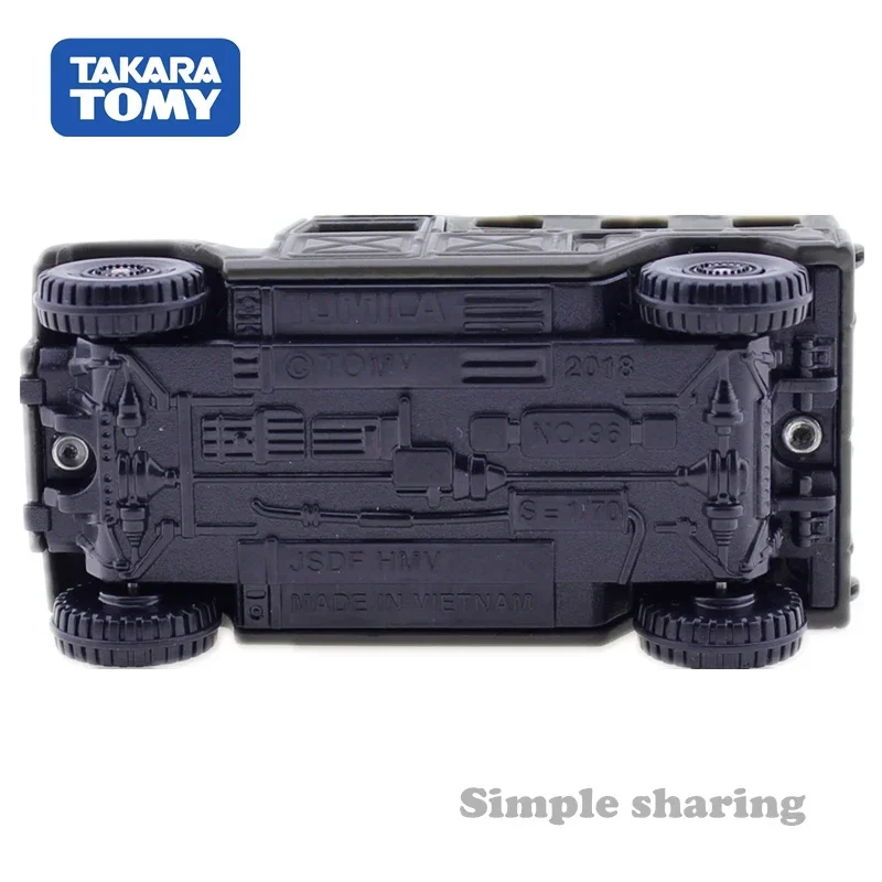 Takara Tomy Tomica No.96 JGSDF HMV 1:70 Diecast Automotive Model Ornaments Cas Toys decorazioni regalo