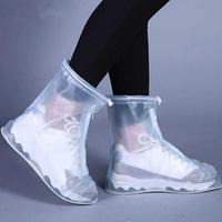 Rain Shoe Protectors Easy to Clean Non-Slip PVC Water-Resistant Rain Shoe Covers Protectors Women Shoe Covers Protective