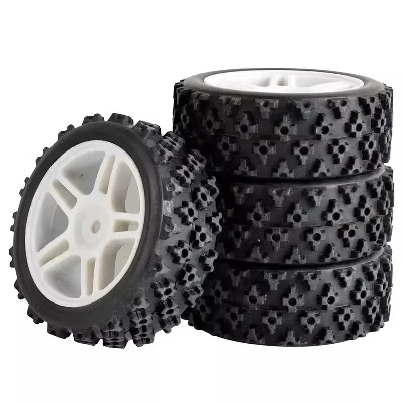 Wheel Rim Rubber Tires Tyres for Wltoys for HSP 1:10 1:12 1:14 1:16 RC Car Parts Model Accessories RC Car Wheel Rim and Tires