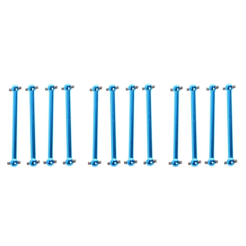 

WOTT-12Pcs For Wltoys A979 Parts Upgrade F/R Metal Dogbone A959-07 For A949 A959 A969 K929 Himoto E18 Spino HSP 1:18 RC Car