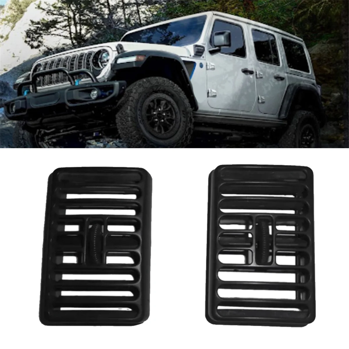 5DP54TAZ Car Front Dashboard Air Conditioning Vent Outlet for Jeep Wrangler JT 1997-2002 5DP55TAZ