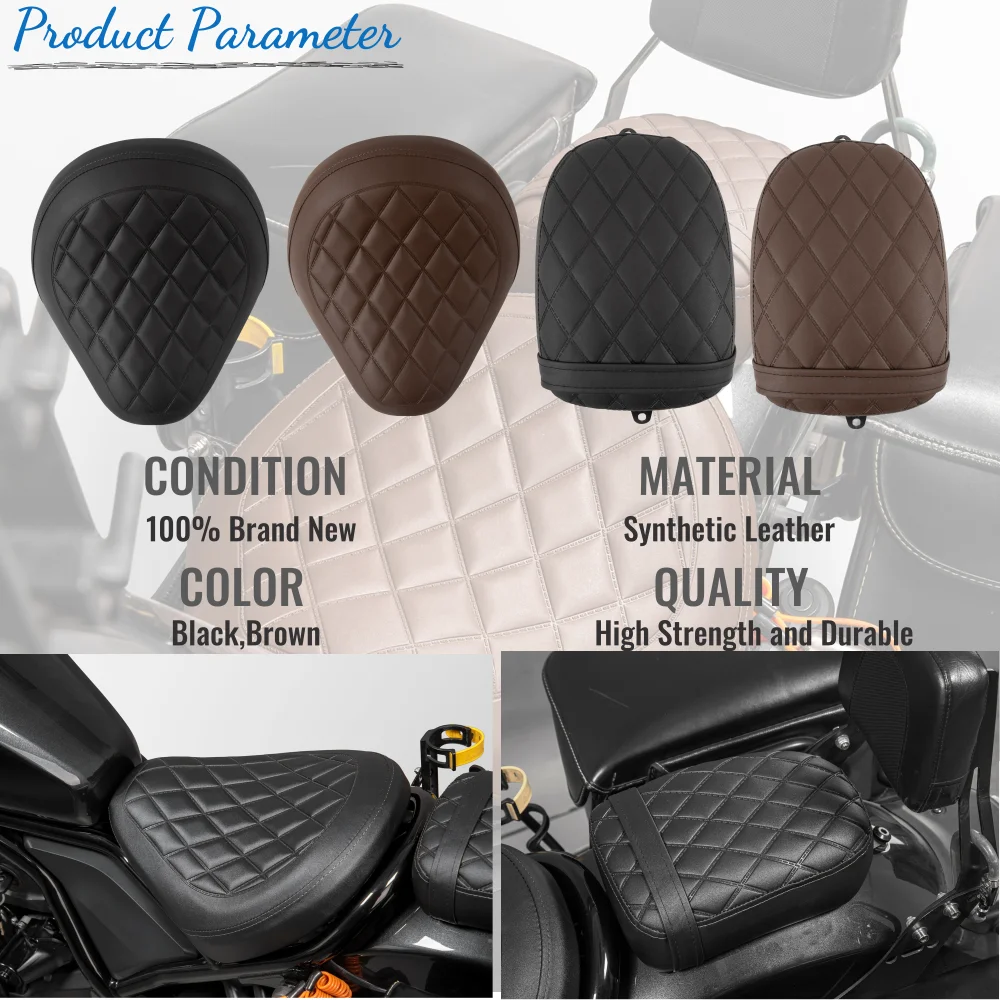 Motorfiets Voor Achter Passagier Voor Honda Rebel CM1100 CMX1100 2021 2022 2023 2024 Driver Passenger Kussenhoes Solo Pad Seat