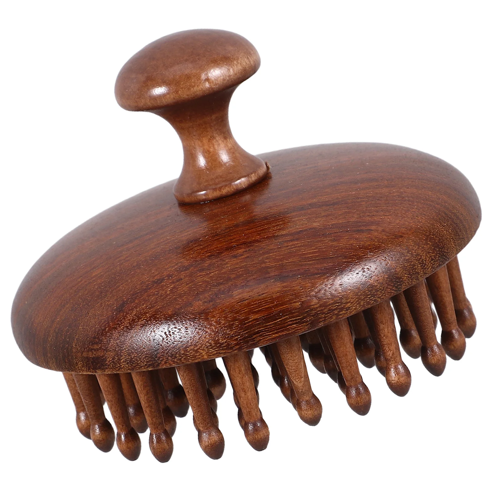 

Wooden Scalp Massager Comb Natural Handheld Wood Massage Brush For Hair Care Ergonomic Design Smooth Teeth Durable Styling
