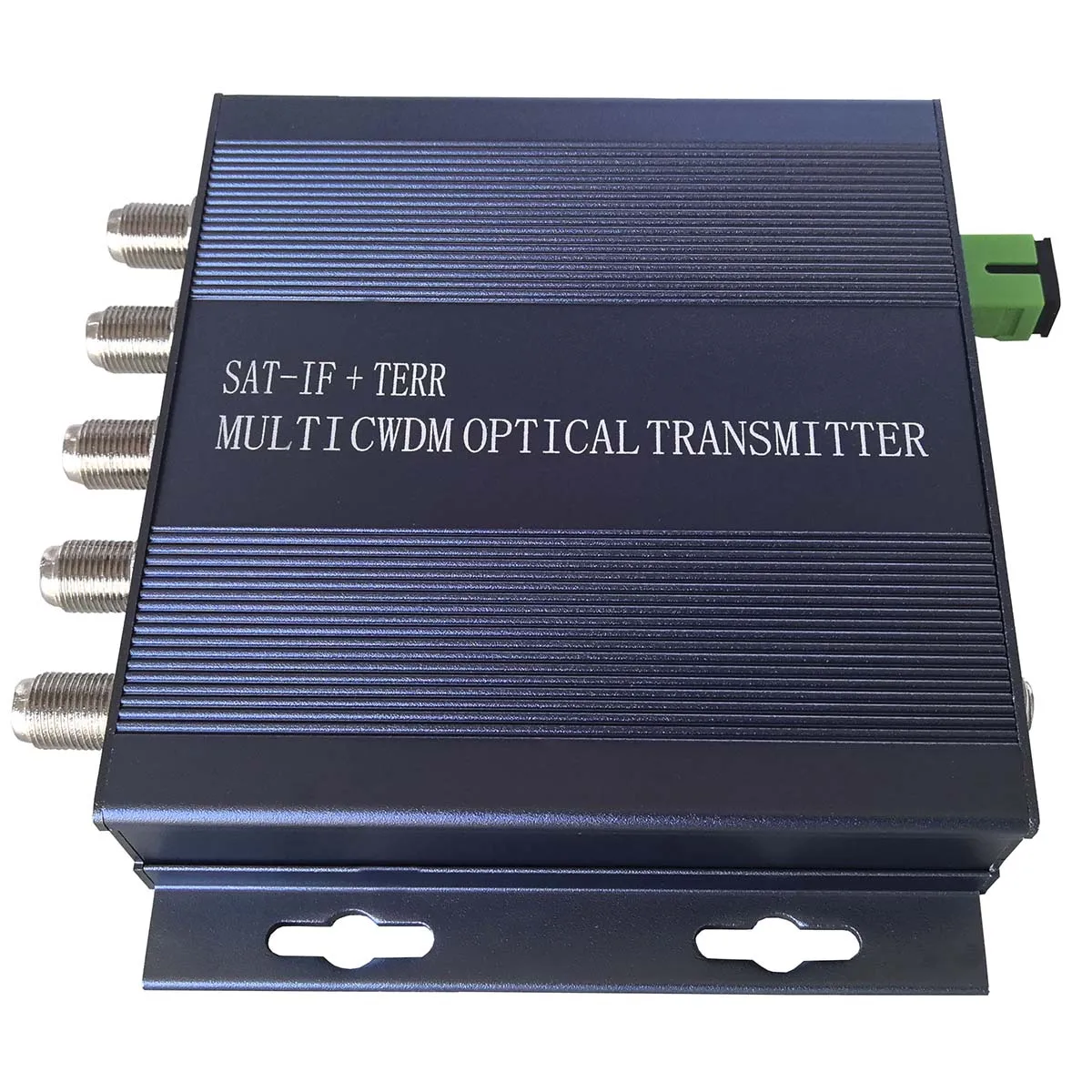 

45~2150Mhz, 4 satellite+ 1 terr, multi CWDM optical transmitter , SC/APC optic signal to RF signal converter TX-CW240