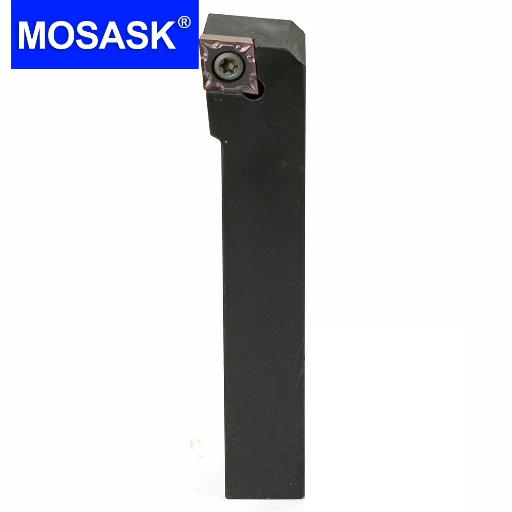 MOSASK SCLCR 공구 홀더, CNC 선반 외부 터닝 공구 홀더, 텅스텐 카바이드 인서트, 20mm, 16mm, 25mm, 12 mm 머시닝 커터