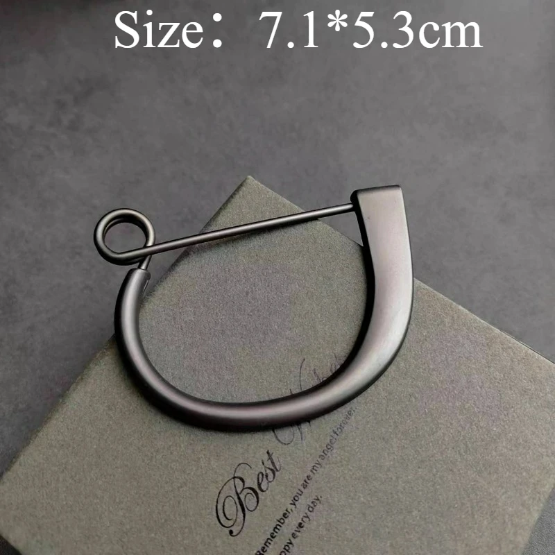 Vintage Matte Gun Color Brooches-Prevents Showing Through Worn-Personalized Decoration for DIY Clothing Accessories