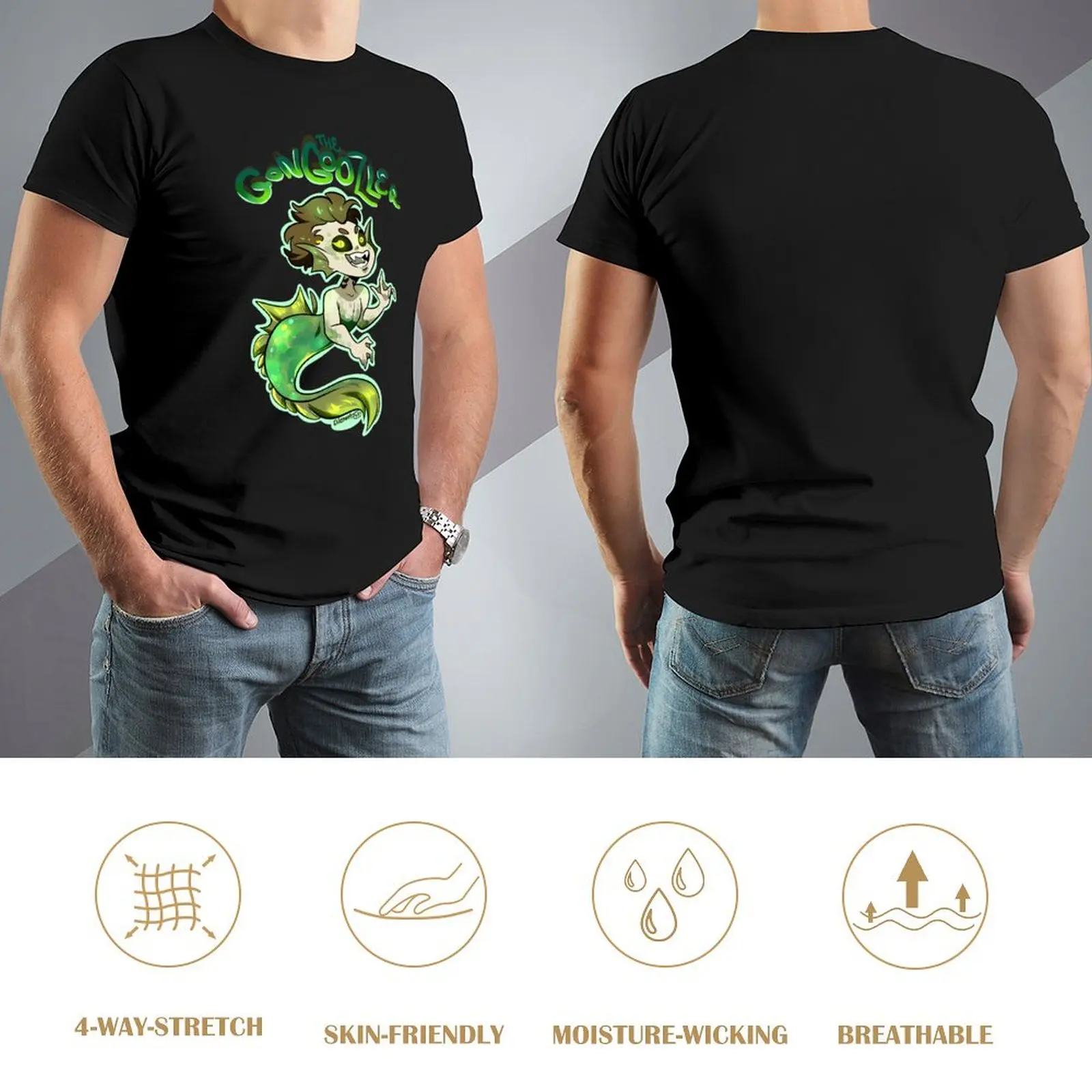 Unus Annus Cryptids - The GonGoozler \t T-Shirt oversized graphic tee street wear oversized mens vintage t shirts image 4