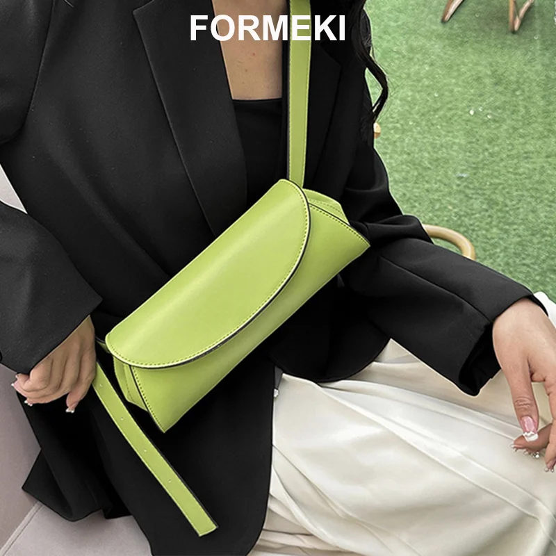 Formeki French Style Bag Texture  Underarms Shoulder Bag Female Spring Summer 2023 New Trend Niche Cylindrical Bag