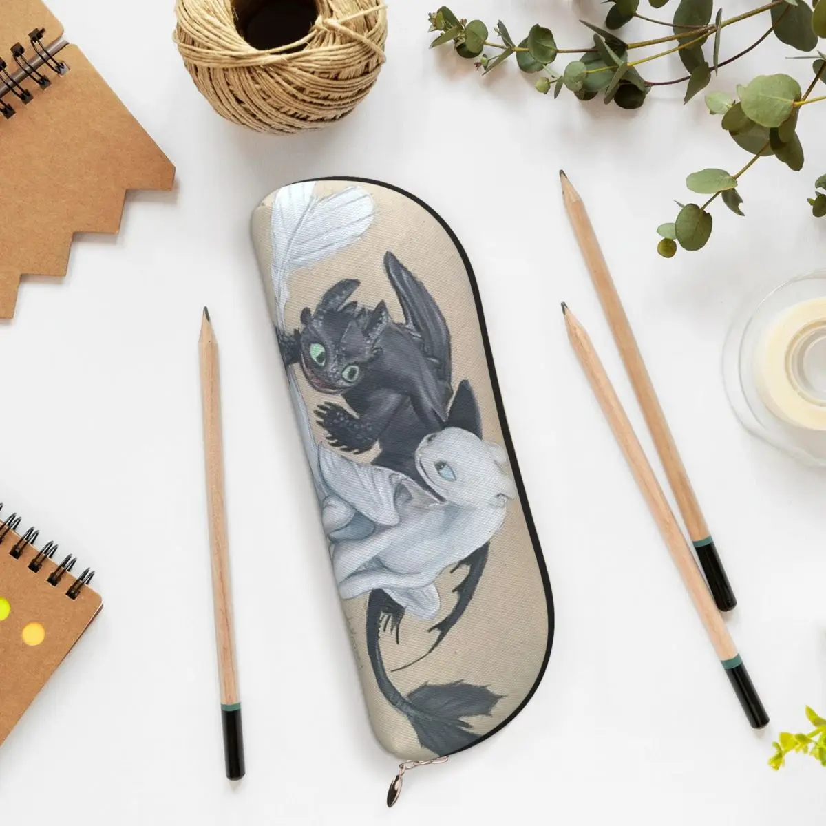 Беззубые и Lightfury пеналы, держатель для ручек, канцелярские принадлежности, большая вместительная коробка для ручек, сумка-карандаш для мальчиков и девочек, подарки