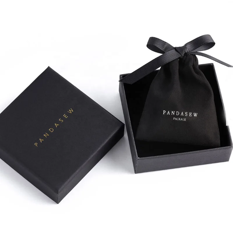 Schwarze Flanell Geschenkt üten 5x7cm 8x10cm 9x12cm 11x14cm Wimpern Nägel Make-up Wildleder Verpackung Staubs ack Schmuck Logo Beutel – Detail 10