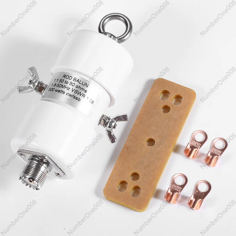 1:1 Voltage Balun 1-50MHz 500W Continuous Power Shortwave Antenna Balun