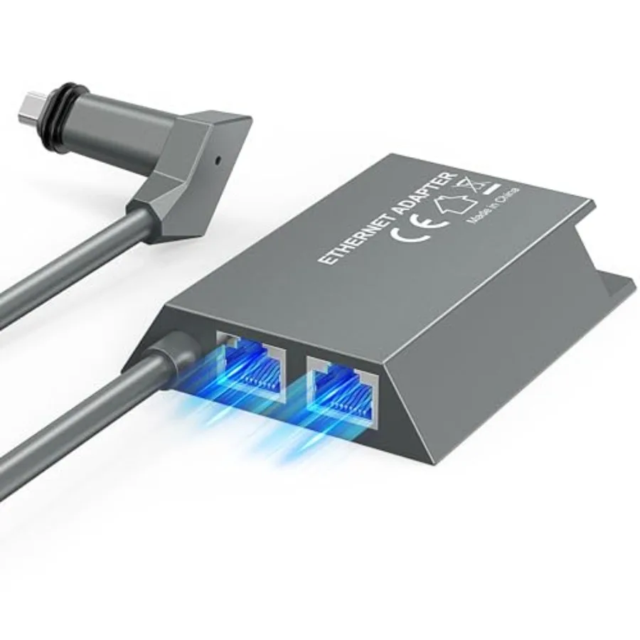 

Многопортовый Ethernet-адаптер Starlink для Starlink Gen 2, проводной внешний сетевой адаптер с 2 портами, 1 на 2 [2 Dev]