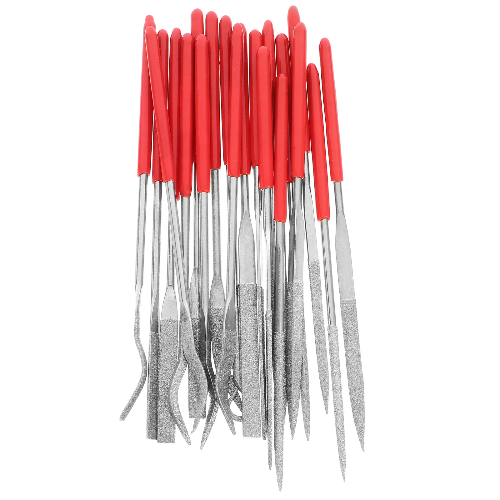 

20Pcs Diamond Needle File Set Mini Metal Files for Steel Woodworking DIY Craft Tools Needle File Set Mini Metal Files for Steel