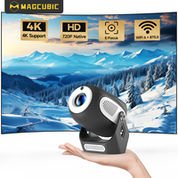 Magcubic HY300 X 4K 720P Android 11 Projector with Electric Focus 300Ansi Wifi6 BT5.0 Portable Projector HIFI Sound Home Outdoor