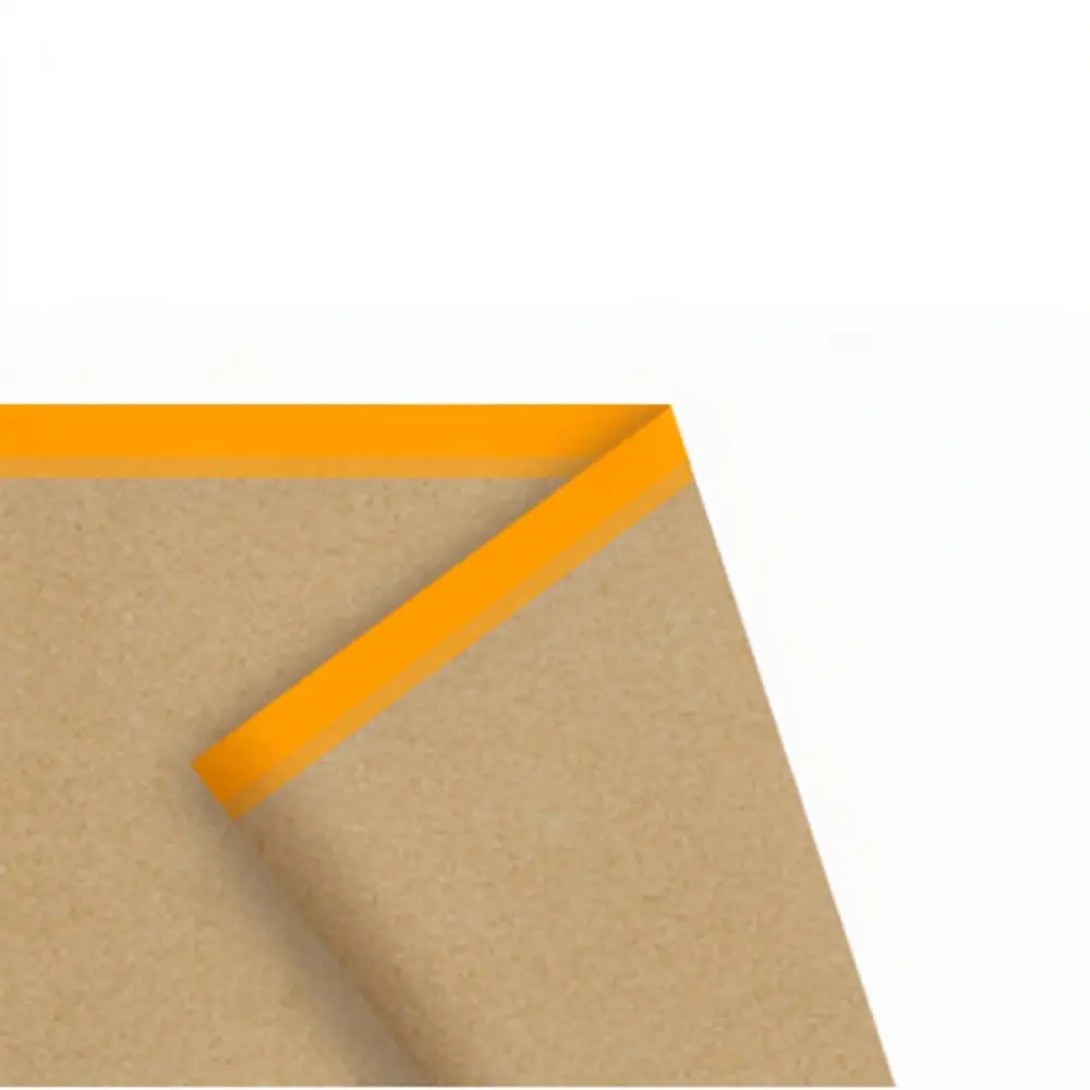Kraft Masking Film For Car Paint Renovation Protective Barrier Tape Dustproof Surface Cover For Home Projects