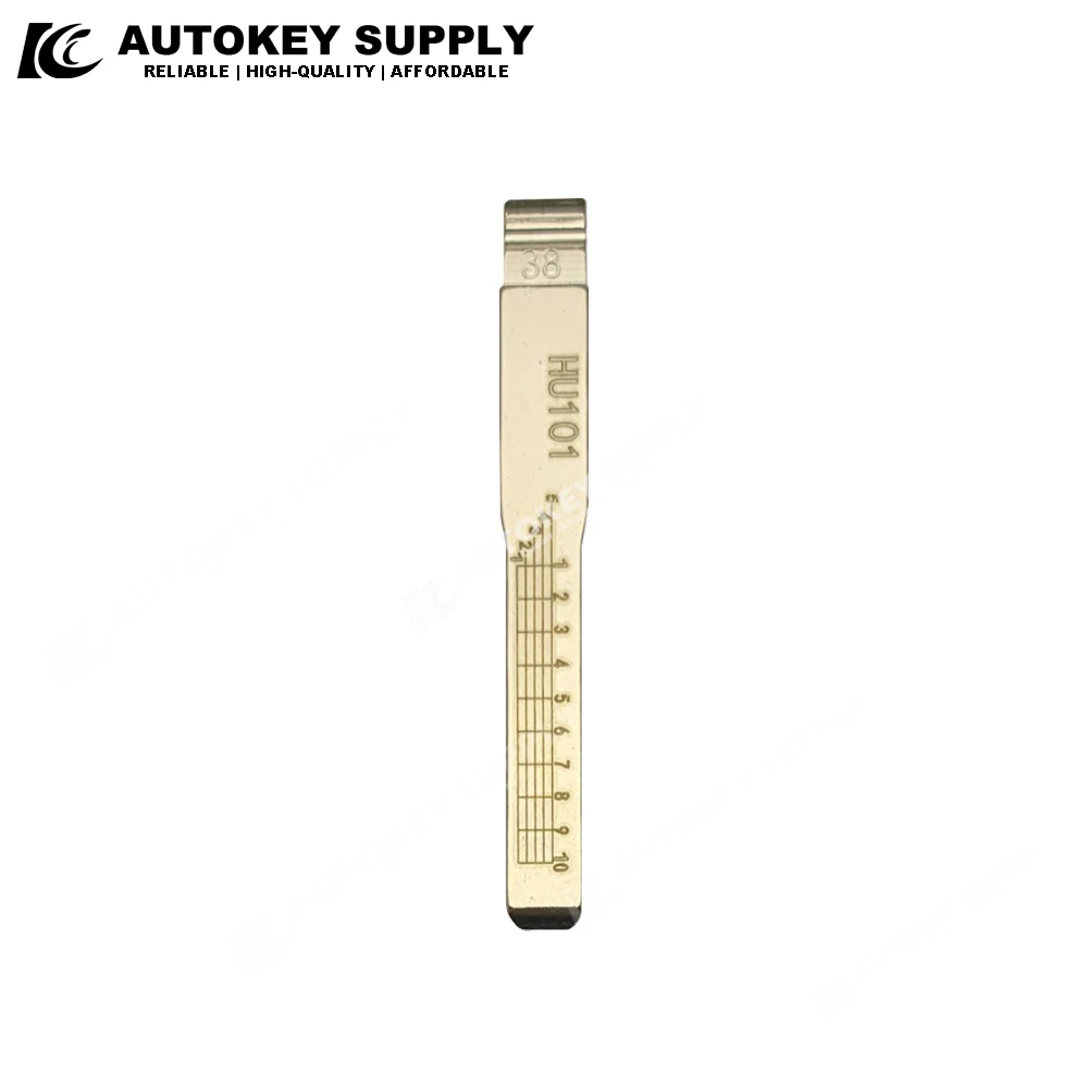 AutokeySupply For Key Blade (HU101) With scale  AKKZBL123