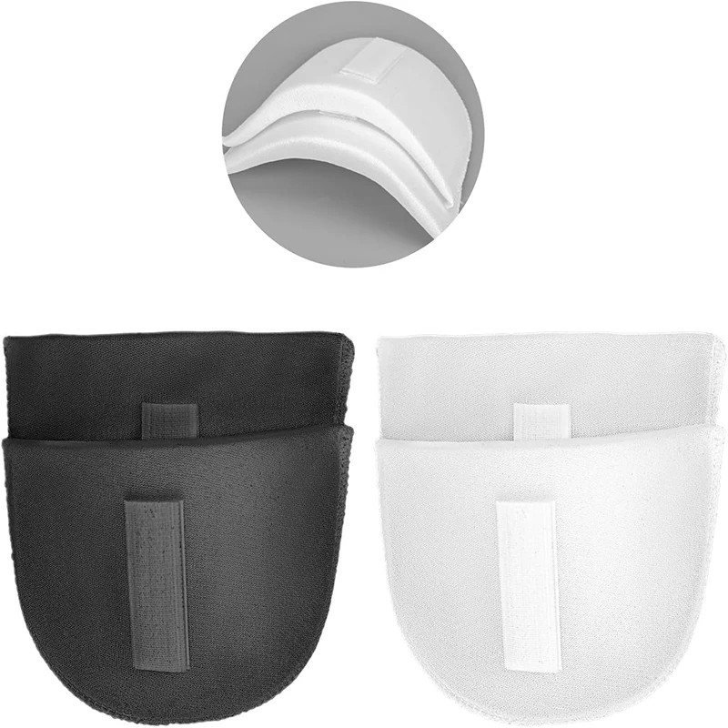 1Pair Soft Padded Shoulder Padding Encryption Foam Shoulder Pads for Blazer T-shirt Clothes Sewing Accessories