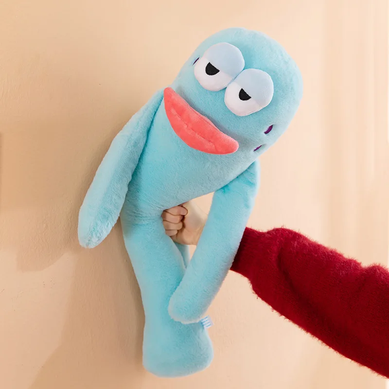 Cartone animato antistress bocca grande slouchy pesce peluche morbido cuscino delicato sulla pelle per ragazze cuscino del divano farcito regali di Natale