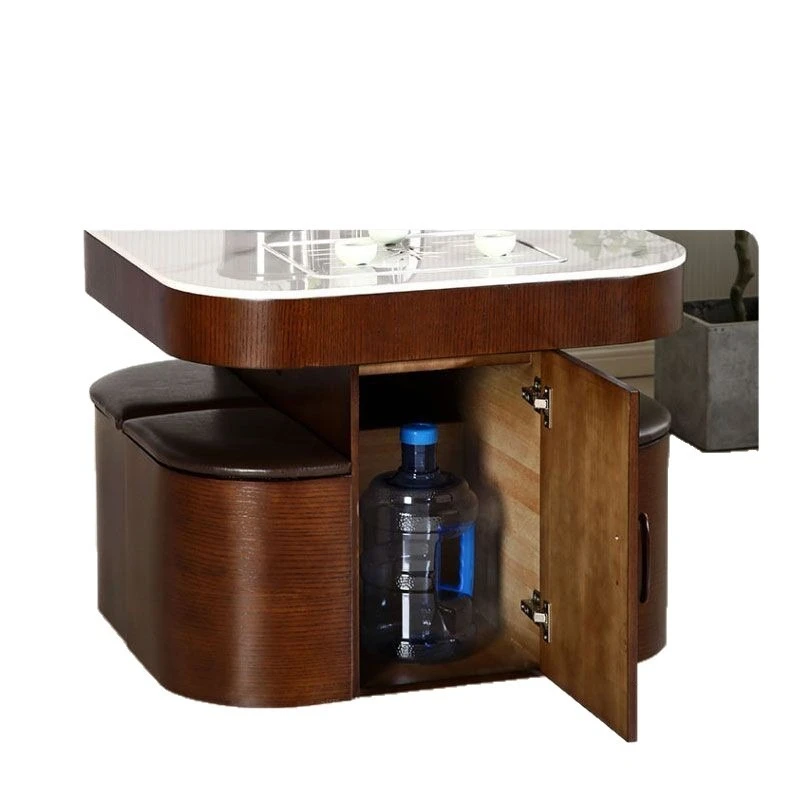 Small tea table, balcony tea table and chair combination, light luxury, drinking tea set
