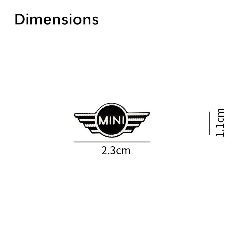 3D Aluminiumlegierung Auto Lautsprecher Audio Aufkleber Abzeichen Emblem Dekoration Zubehör für MINI Cooper S JCW R56 R60 R50 R53 Countryman