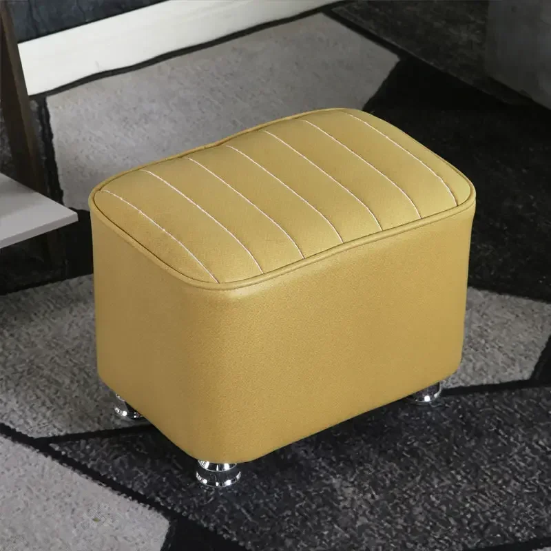 

Small Stool Household Solid Wood Low Ottomans Living Room Bench Shoe Stool Simple Technology Cloth Coffee Table Sofa Stools