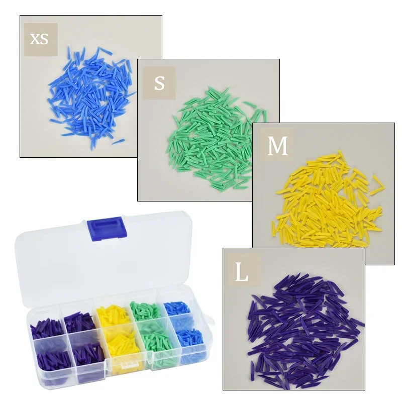 

800Pcs dental Wedges Plastic Matrix Adaptive Interdental Dental Products Teeth Diastema Gap Disposable