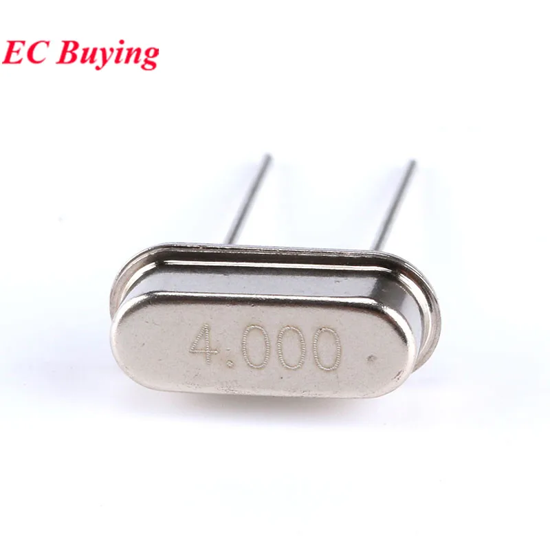 10pcs/lot 4.000MHZ HC-49S Crystal Oscillator 4MHz 4M 4.000M Hz 4 4.000 MHz Mini Passive Resonator Quartz
