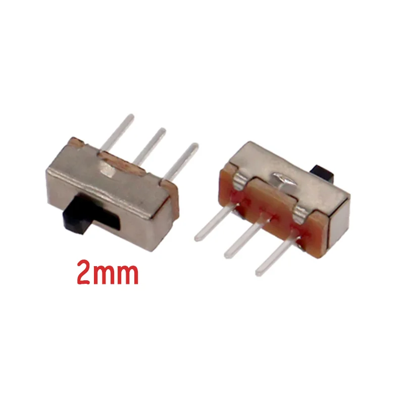 20/100PCS SS12D00G2/G3/G4/G5 small toggle switch 3-pin 2-position horizontal side handle height 2/3/4/5MM