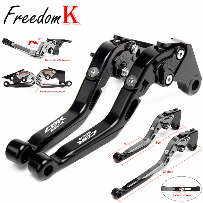 

Motorcycle CNC Adjustable Extendable Brake Clutch Levers Hhandbar For CB500R CB 500R CB500F CBR500X 2013 - 2021 2018 2019