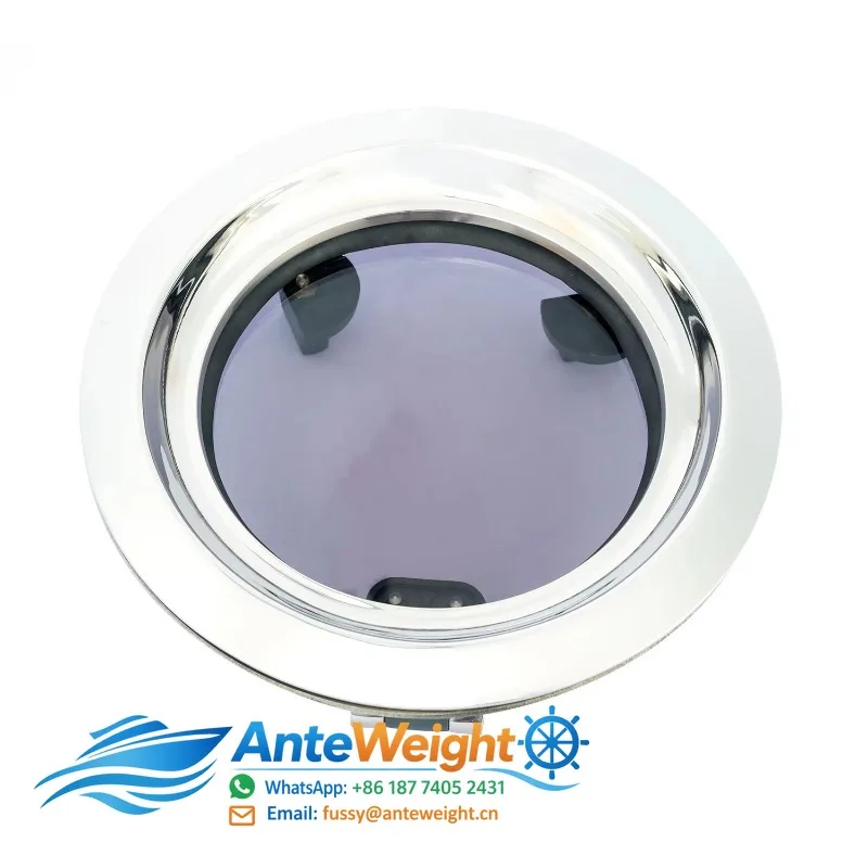 MARINE Round Porthole Stainless Steel Casting Boat Window Acrylic Opening Portlight for Boat