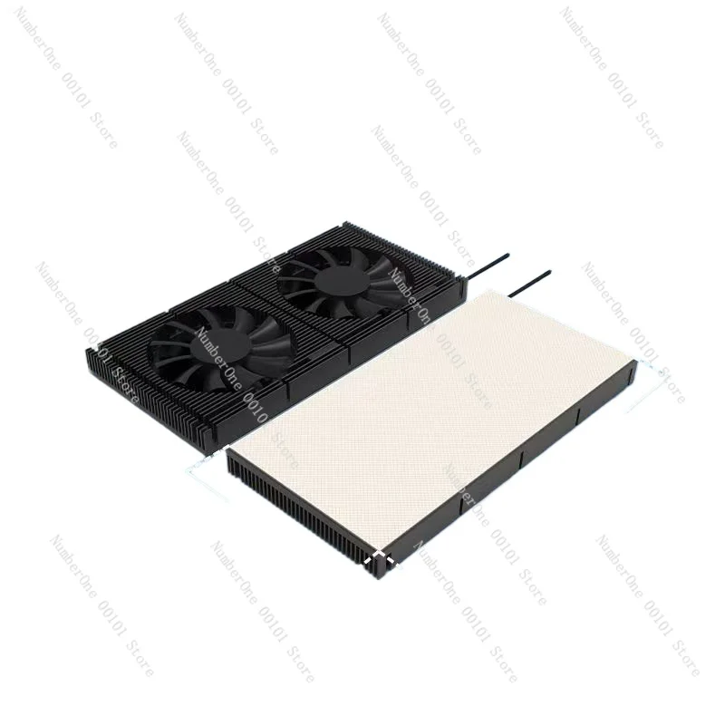 

Радиатор для видеокарты RT4090, охлаждающий вентилятор для видеопамяти, радиатор для отвода тепла с обратной стороны.