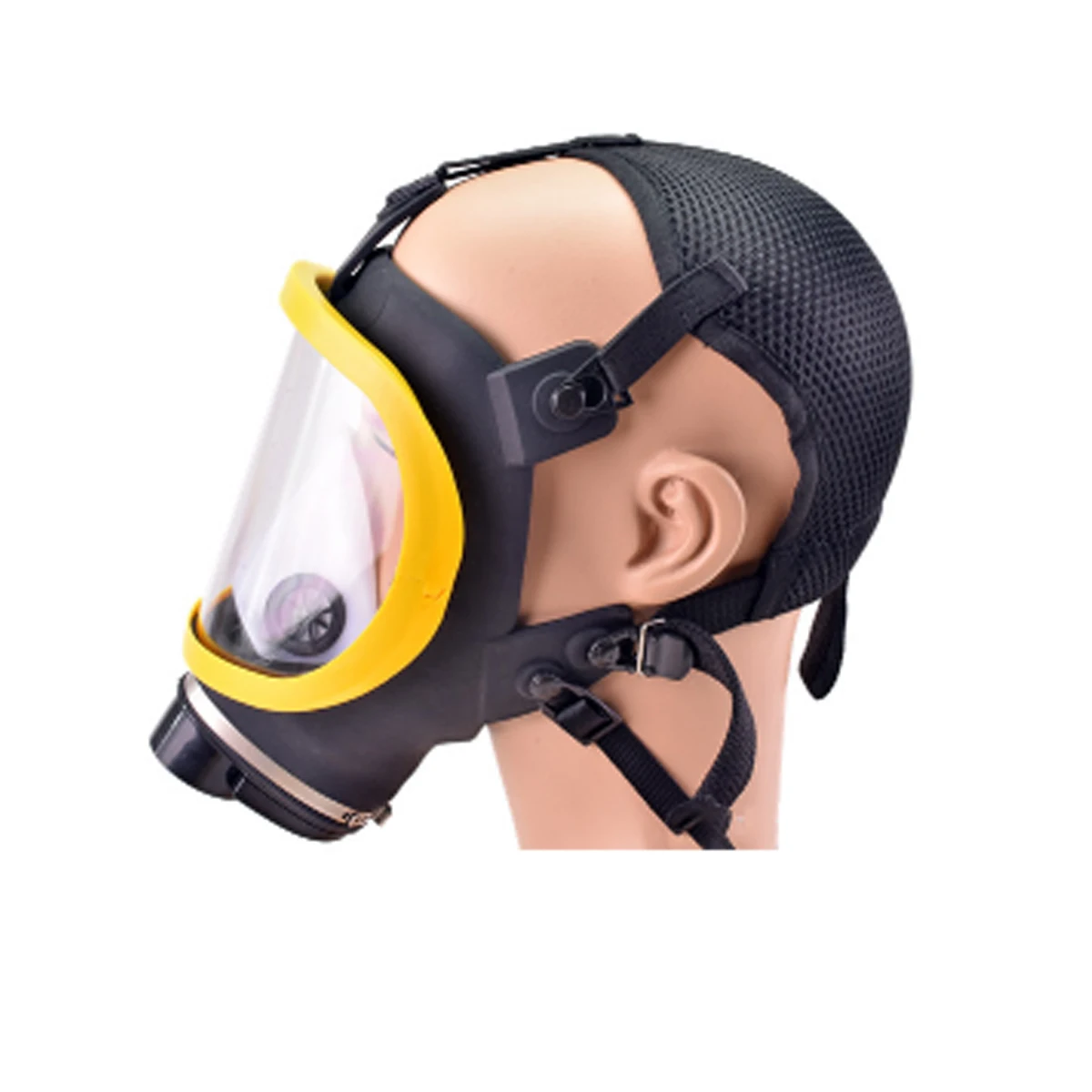 قناع تنفس كهربائي واقٍ مزود بتدفق ثابت، قناع تنفس لكامل الوجه، مستلزمات السلامة في مكان العمل، نظام تنفس