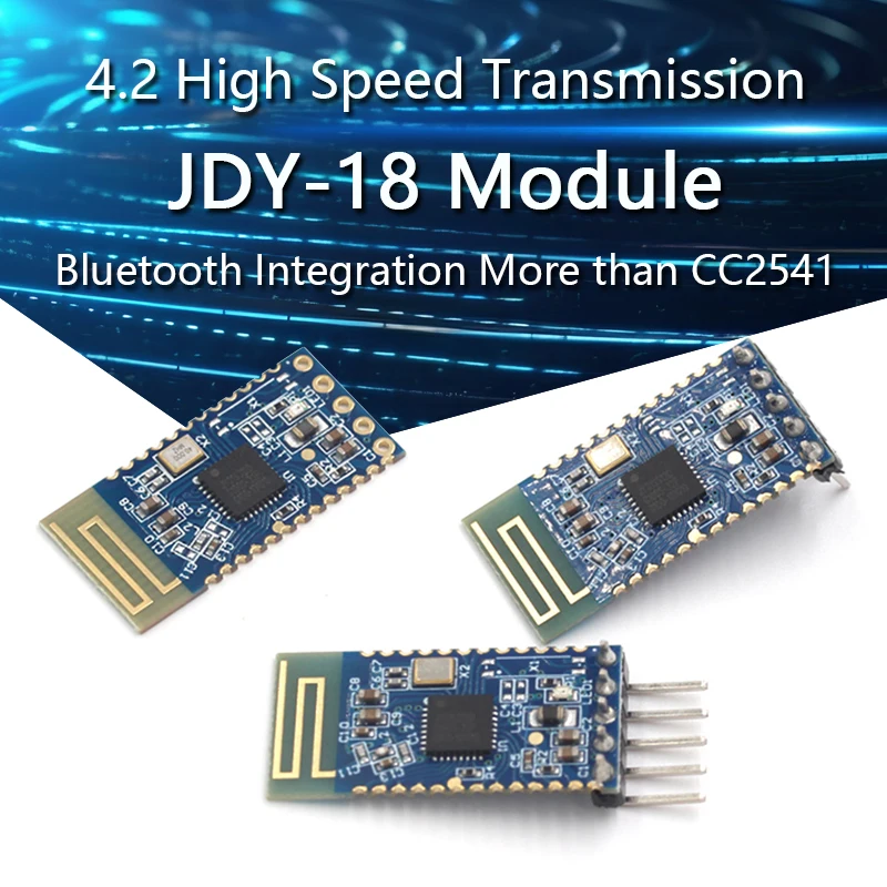 JDY-18 Bluetooth Module 4.2 High Speed Transmission Master-Slave Integration More than CC2541