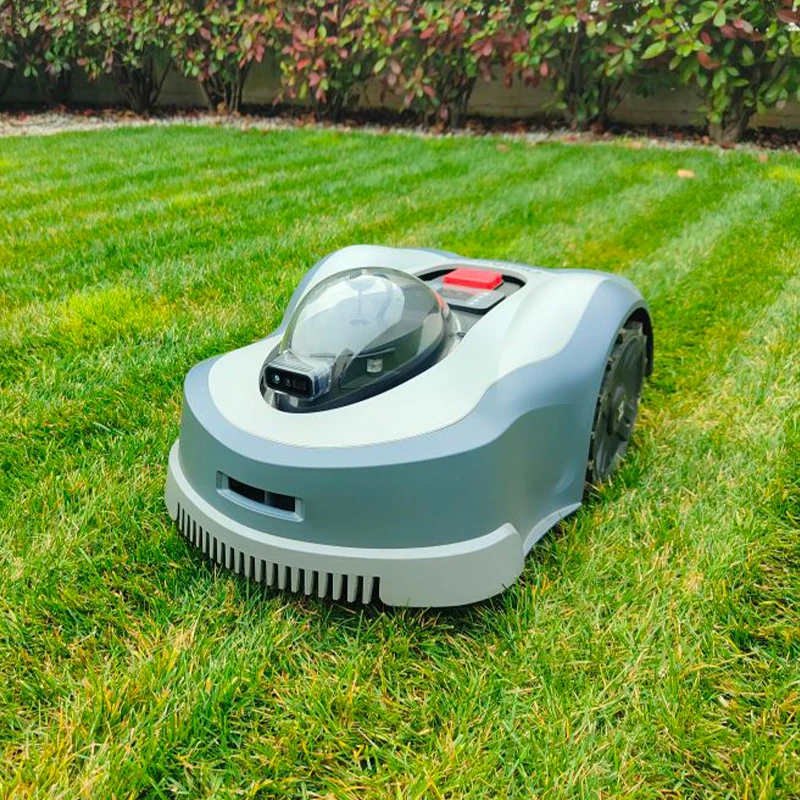 STLF高効率全自動芝刈り機 電動スチールロボット 携帯電話接続 DIYガーデン 庭園