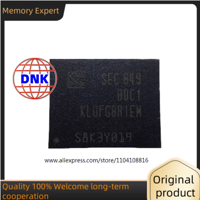 

KLUFG8R1EM-B0C1 New original BGA153 UFS 2.1 512GB memory chip IC