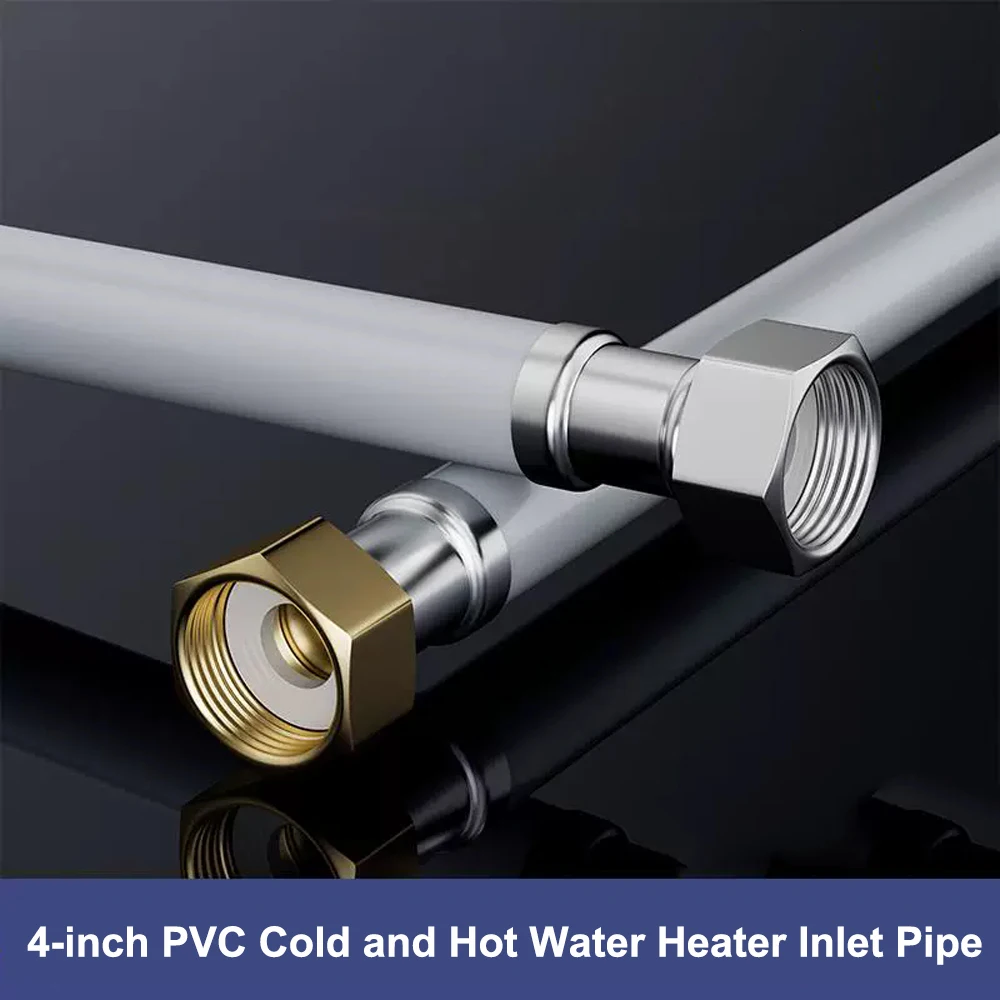 1Pcs 20-200cm G1/2 Port PVC Cold And Hot Water Heater Inlet Pipe Explosion Proof Bathroom Basin Toilet Water Plumbing Hose