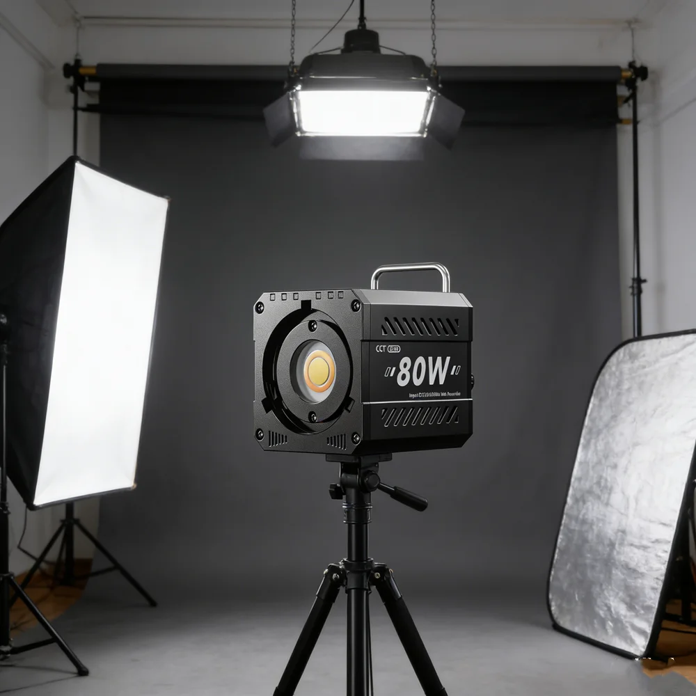 Roreta ZU80/ZU60 Photo Studio Light COB Bi-Color 2500-8500K 