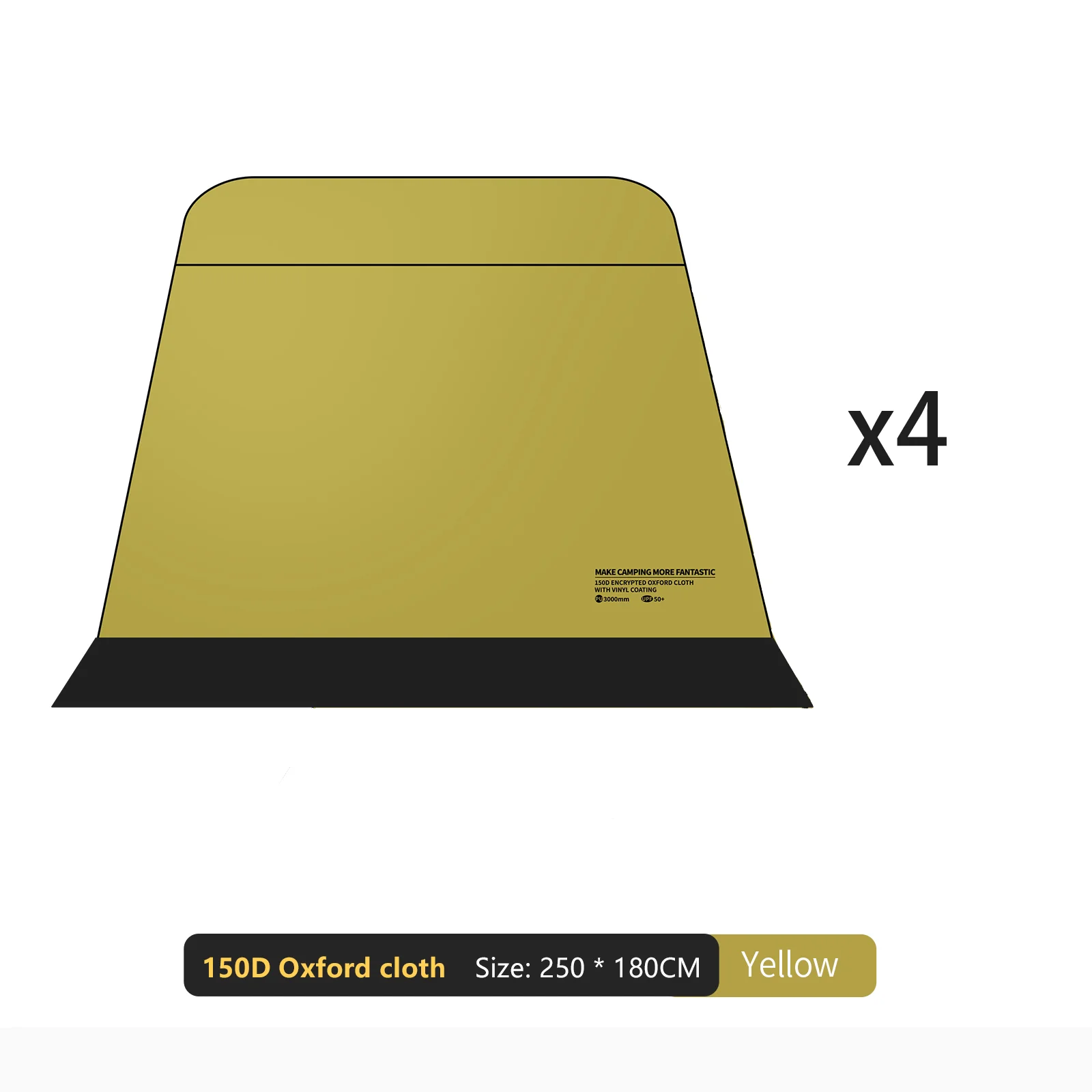 BISINNA 6-8 Personen One-Touch-Kuppelzelt, vinylbeschichtetes Vordach, wasserdichter Sonnenschutz für Familien, Camping, Reisen im Freien 10