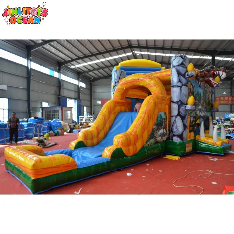 Dinosaur-themed Inflatable Playgrounds Offer a One-stop Rental Experience for Holiday Events, Outdoor Celebrations, and More.