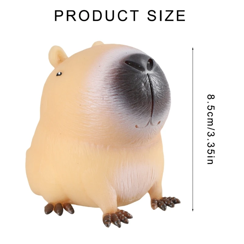 Stretch Capivara Bolso Brinquedo Pitada Animal Squeeze Alongamento Antistress Brinquedo TPR P31B