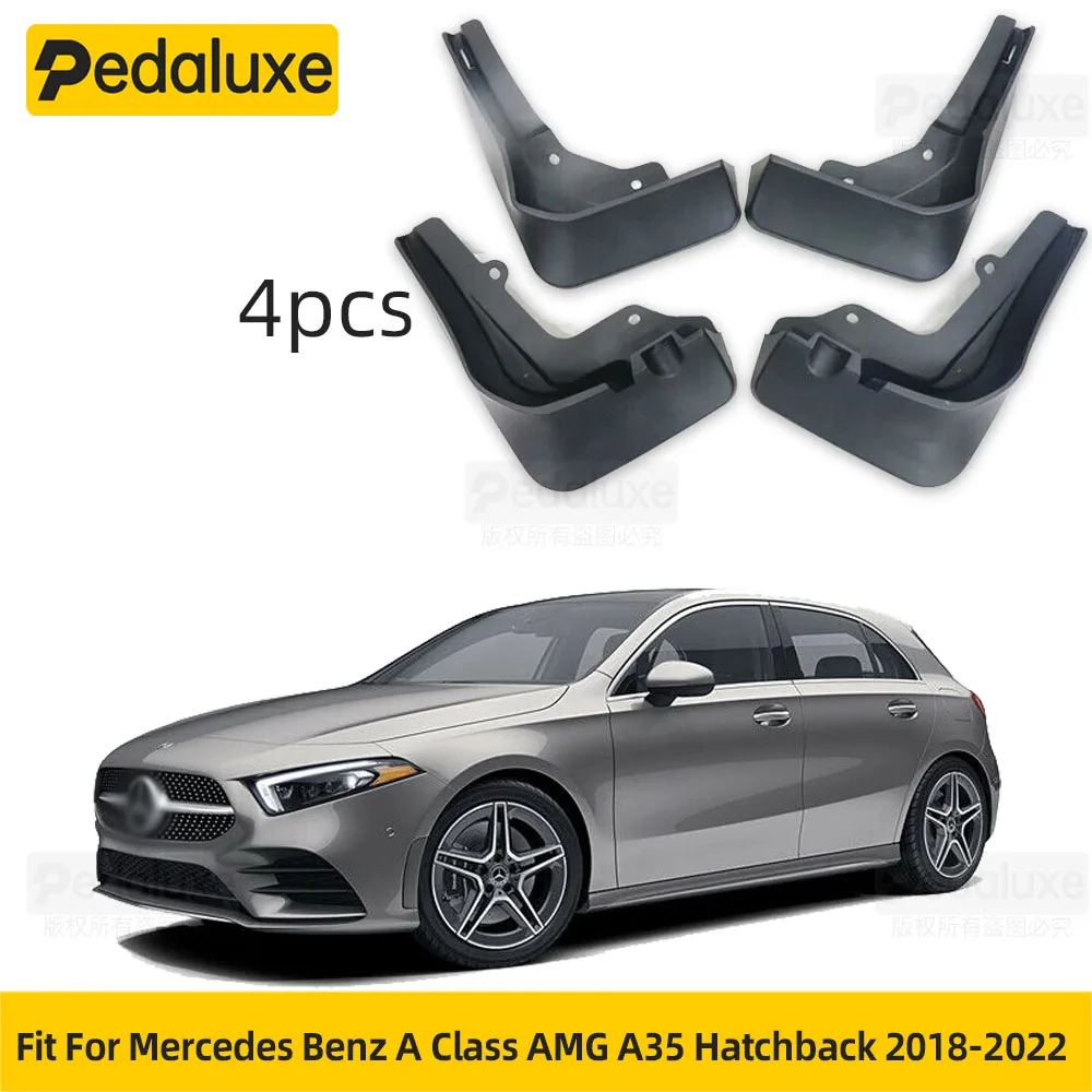 

OEM брызговики от грязи для хэтчбека Mercedes Benz класса А AMG A35 18-2022