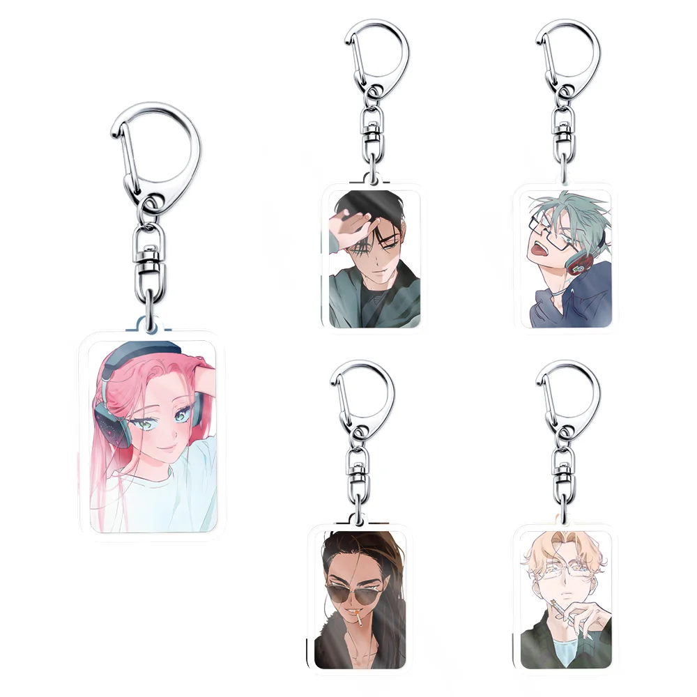 Anime Alien Stage 6cm Ivan Hyuna Till Acorn Luka Durian Mizi Marty Acrylic Key ring Cosplay birthday present