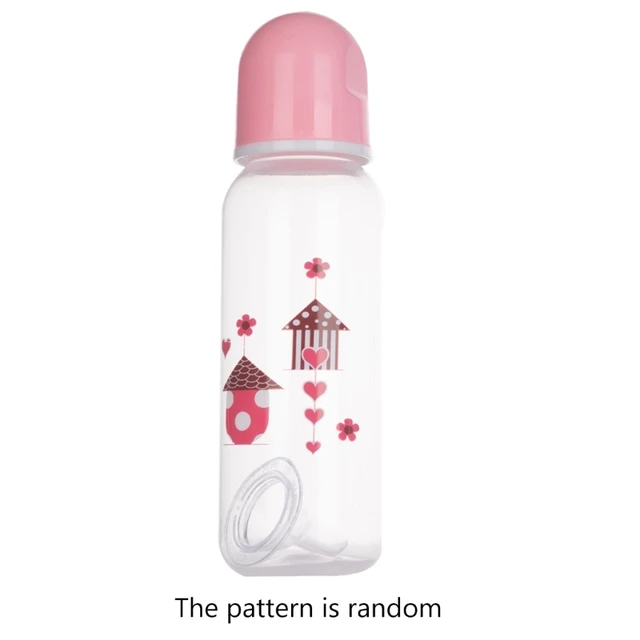Upgraded 250ml Plastics Baby Bottle Cartoon Pattern Baby Feeding Bottle Suitable for Infant Newborn 7-inch Height 3 Upgraded 250ml Plastics Baby Bottle Cartoon Pattern Baby Feeding Bottle Suitable for Infant Newborn 7-inch Height 3